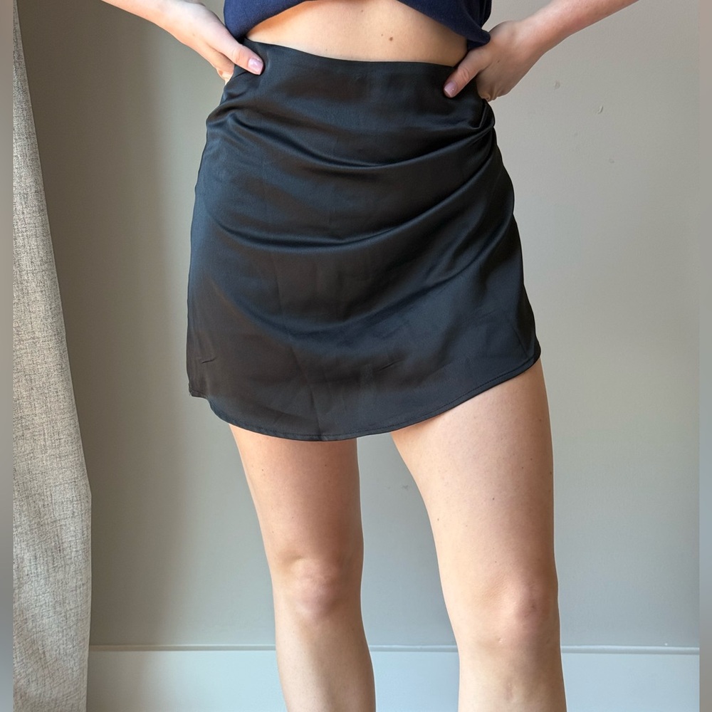 Elegant Black Mini Skirt